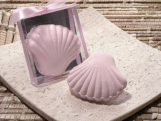 粉色海贝壳香味浴 Fizzer 新娘淋浴婚礼礼物 — 第 1/1 张图片