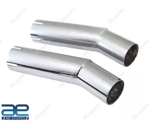 2X EXHAUST PIPE MUFFLER ADAPTER FOR TRIUMPH T100 BONNEVILLE 2001-09 80-03255 - Bild 1 von 7