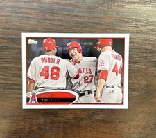2012 Topps MIKE TROUT Card #446 Los Angeles Angels 2nd Year