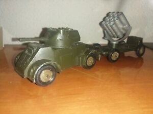A LONE STAR ARMOURED CAR SMALL MOBILE FIGHTING UNIT MILITAIRE MILITARY OLD TOY