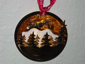 2006 Georg Jensen Gold Plated Mobile Christmas Ornament - Picture 1 of 3
