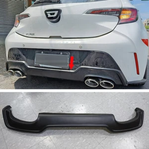 Matte Black For Toyota Corolla Auris Hatchback MT Rear Bumper Exhaust Diffuser - Picture 1 of 7