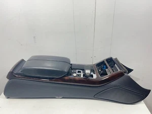 2011-2017 AUDI A8L CENTER CONSOLE ARMREST BLACKWITH WOOD GRAIN TRIM 284832190809 - Picture 1 of 13