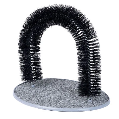 Cat Scratch Arch Kitten Massaging Scratching Scratcher Pet Grooming Play Catnip  - Image 1 of 4