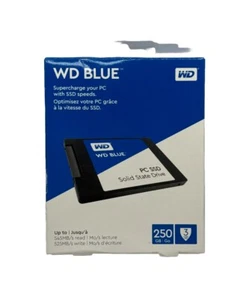 WD Blue PC SSD 250gb Internal SATA Solid State Drive for Laptops - Picture 1 of 2