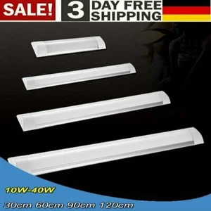 Lámpara de techo LED Panel Luz Lámpara de oficina Lámpara de oficina 30/60/90/120cm ultradelgada - Imagen 1 de 16