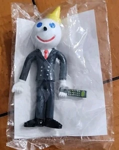 1995 Jack In The Box Bendable Kids Meal Toy Jack with a Mobile Phone Sealed - Picture 1 of 2