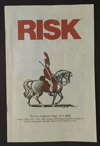 Risk Board Game 1990 Replacement Parts Instructions Directions Manual Hasbro - Picture 1 of 5