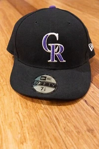 Colorado Rockies New Era 59Fifty Fitted Mütze Lila MLB Cap 7 1/8 ON FIELD Herren - Bild 1 von 6