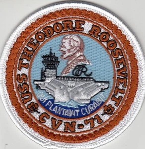 PARCHE USS THEODORE ROOSEVELT CVN-71 - Imagen 1 de 1