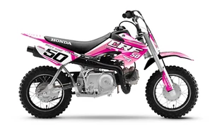 Kit Gráficos para Honda CRF50 (2004-2012) o (2013+) Evolution - Rosa - Imagen 1 de 7