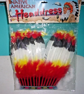 Native American  2006 Headdress  Colorful - New In Package - Image 1 of 4