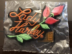 DAMEN VON HARLEY PATCH mit ROSE OFFIZIELLER HD LIZENZIERT - Bild 1 von 2