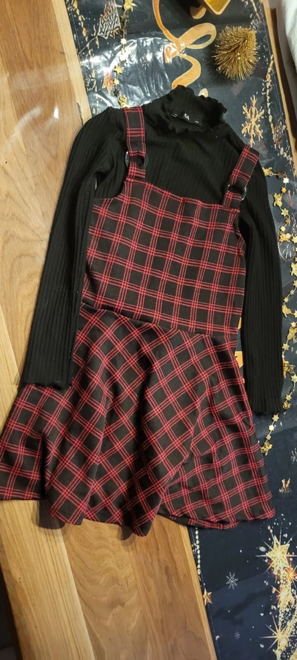 Kleid Set Festlich Weihnachten Gr 128 - Bild 1 von 1