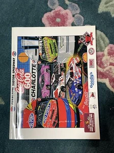 Charlette Motor Speedway Coca Cola 600 Program - May 1996 W/ Starting Line Ups - Picture 1 of 6