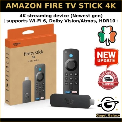 Amazon Fire TV Stick 4K Ultra HD 2024 Streamer With Alexa Voice Remote Control - Image 1 of 4