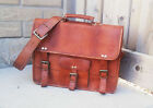 Men's Genuine Vintage Leather Satchel Messenger Man Handbag Laptop Briefcase Bag