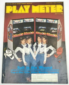 Play Meter Magazine July 15,1982 Salt in the Wound: Tug-Of-War Over Morality - Picture 1 of 4