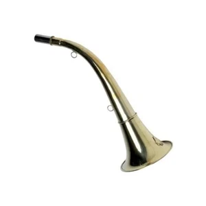 Cuerno de Caza Advertencia Disparo Latón Señal Cuerno Zorro Cuerno de Caza con Cinturón 50cm - Imagen 1 de 2