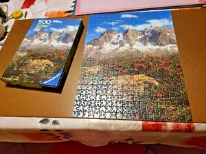 Vintage Puzzle les RHODODENDRONS 500 Pièces Ravensburger en boîte - Photo 1/8