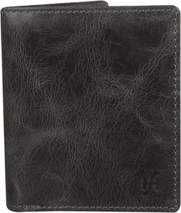 Graublau Herren RFID-Schutz Mini Leder Brieftasche mit Reißverschluss & Ausweistasche  - Bild 1 von 6