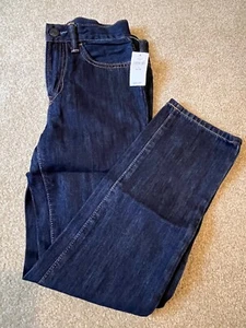NWT Gap Kids Boys Dark Blue Washwell Stretch Slim Adjustable Denim Jeans 8 - Picture 1 of 8
