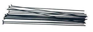 DT SWISS Champion Round Black Spokes Black J-bend 2.0 mm 274mm 20/Count - Picture 1 of 5