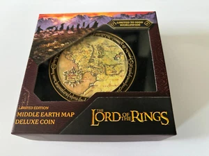 Seigneur des Anneaux Milieu Terre Carte Deluxe Pièce Édition Limitée Numérotée - Photo 1/5