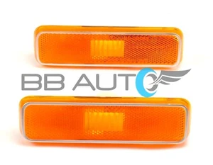 2 NEW FRONT SIDE MARKER LIGHT LAMPS ASSEMBLY SET FOR 1971-1983 DODGE CHARGER  - Picture 1 of 3