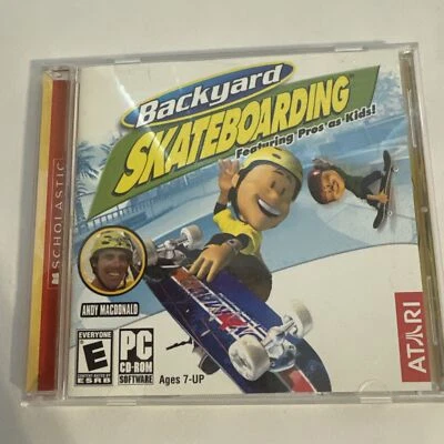 BACKYARD SKATEBOARDING featuring Pros as Kids  Atari, Scholastic (Windows, 2004) - Image 1 of 3