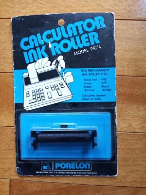 Porelon Calculator Ink Roller Model PR-74New, worn package! - Image 1 of 3