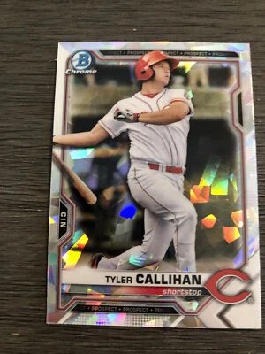 2021 Bowman Chrome-Atomic Refractor-Tyler Callihan #BCP-91-Mint - Image 1 of 2