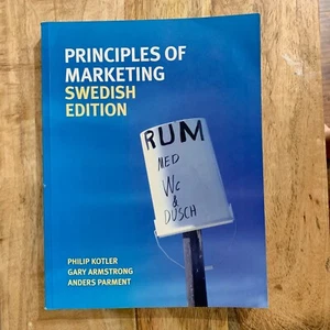 RARE Principles of Marketing Swedish Edition by Dr Anders Parment 2011-09-07 ENG - Picture 1 of 4