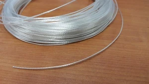 Hifi OCC silver Teflon 1mm Wire diy earphone audio cable 24Awg  - Picture 1 of 3