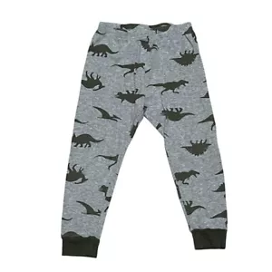Carter's Kinder Pyjamahose Größe 24 M grün grau Dinosaurier - Bild 1 von 4