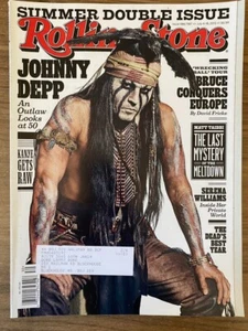 Rolling Stone July 4-18, 2013 -Johnny Depp Cover/Summer Double Issue - Picture 1 of 2