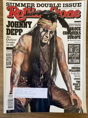 Rolling Stone July 4-18, 2013 -Johnny Depp Cover/Summer Double Issue - Image 1 of 2