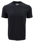 Calvin Klein Men's Smooth Cotton V-Neck T-Shirt (Small, Black Beauty)