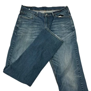 Levis 514 Jeans Men's 36X36 Blue Denim Original Riveted Straight Leg - Picture 1 of 11