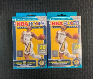 2019-20 PANINI NBA HOOPS PREMIUM STOCK BASKETBALL HANGER BOX LOT OF 2 - Picture 1 of 1