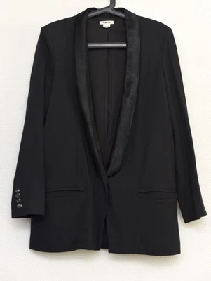 Helmut Lang Damen Blazer Schwarz Elegant Größe 6 Made in USA - Bild 1 von 4