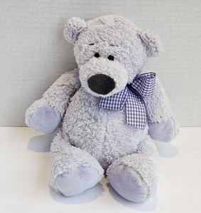 Ganz Mini Tubby Tummy Purple Teddy Bear Plush Lavender Stuffed Animal H8819 9.5" - Picture 1 of 9