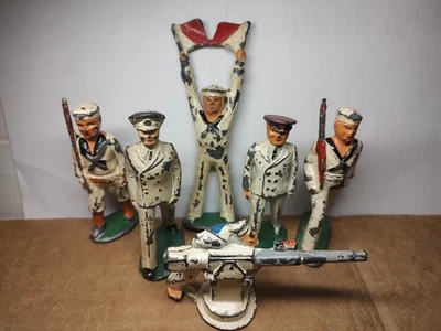 Barclay,Manoil U.S. Navy Sailors Lot 6 - Image 1 of 3