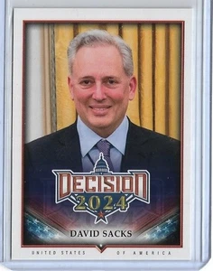 IMPRESIONANTE 2024 DECISIÓN ARCO IRIS ~ DAVID SACKS ~ TARJETA DE "ACTUALIZACIÓN" DE SUDAFRICA #236 - Imagen 1 de 2