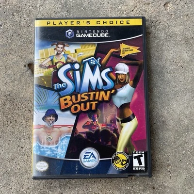 The Sims Bustin' Out - Players Choice (Nintendo GameCube, 2003) W/ Manual - Image 1 of 4