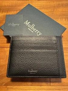 Porta carte MULBERRY nero piccolo grana classica - Foto 1 di 18