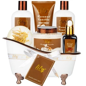 Mothers Day Gifts for Mom - 7-Piece Nourishing Bath & Body Gift Set for Women... - Picture 1 of 7