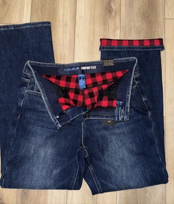 NWT Womens sz 14 Lincoln Outfitters Jeans Fleece Lined Bootcut Stretch Comfort - Image 1 of 4