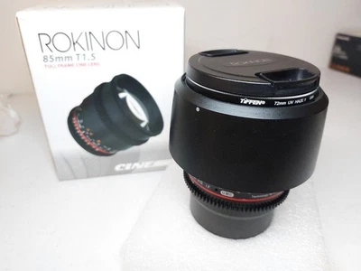 Cine Rokinon 85 mm T1,5 para lente de montaje Micro Cuatro Tercios Foto 1 de 2
