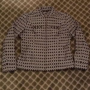Chico's Jacke mit Reißverschluss vorne schwarz/weiß Größe 1 - Bild 1 von 5